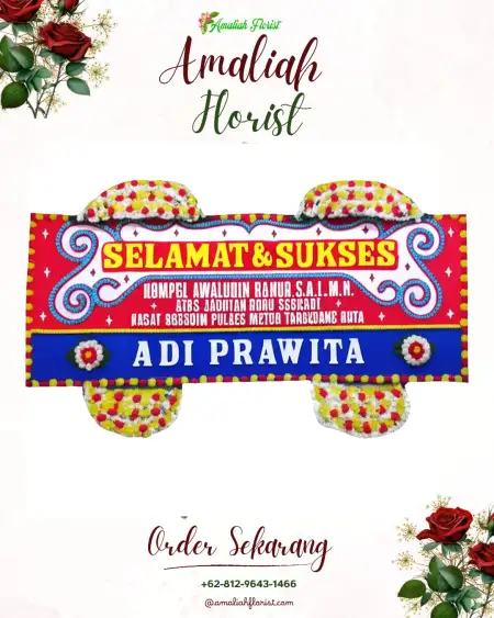 Papan Bunga Ucapan Selamat Patalagan